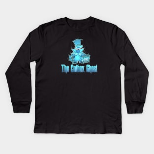 The Catbox Ghost Kids Long Sleeve T-Shirt